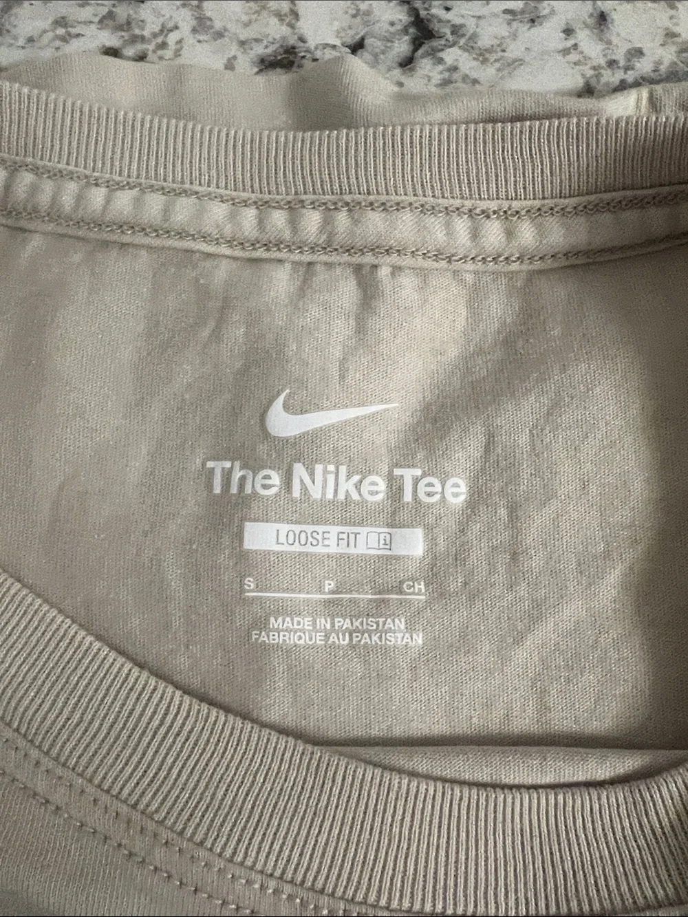 Nike Beige Cropped Long Sleeve Tee with Blue & orange Florida Gators
